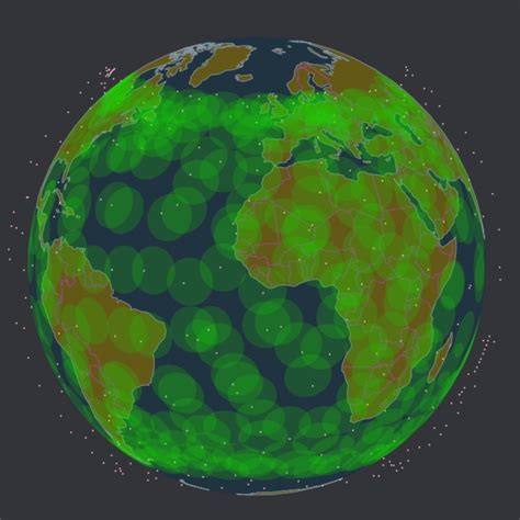 Starlink Service Map に対する画像結果