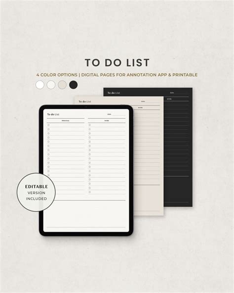 Image result for To Do List Template iOS