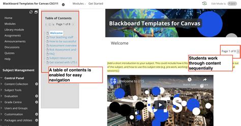 Image result for Blackboard Module Layout
