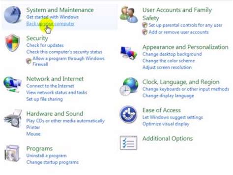 Image result for Windows Vista Control Panel