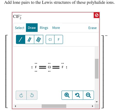 Toradh íomhá ar Clf2- Lewis Structure