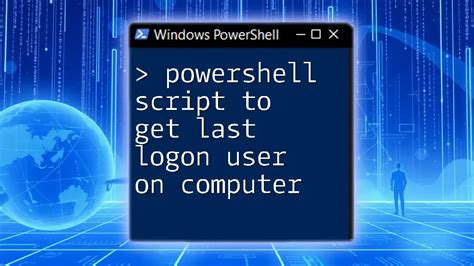 PowerShell LogOn Script に対する画像結果