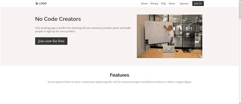 Image result for Landing Page HTML Code Free