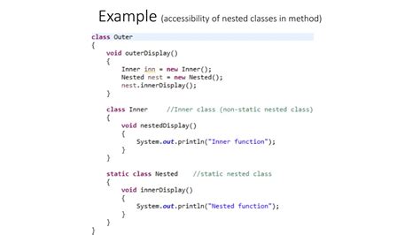 Image result for Nested Methods