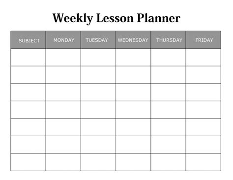Weekly Lesson Plan Templates: 15 Best Lesson Planners, Free Download!