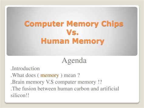 Image result for Human Memory and Computer Memory