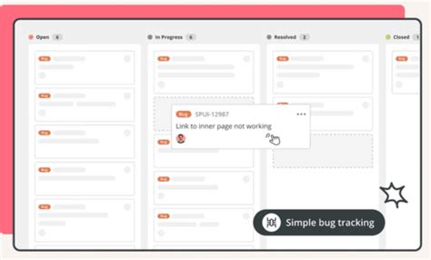 Defect Tracking に対する画像結果