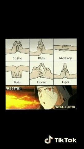 Fireball Jutsu Hand Signs に対する画像結果