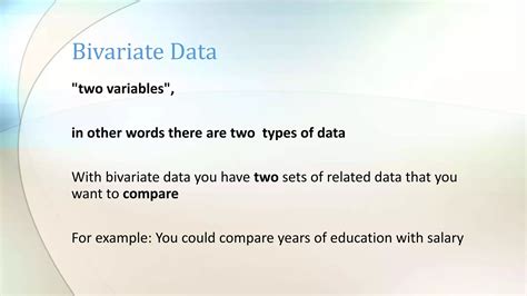 Image result for Bivariate Data Examples