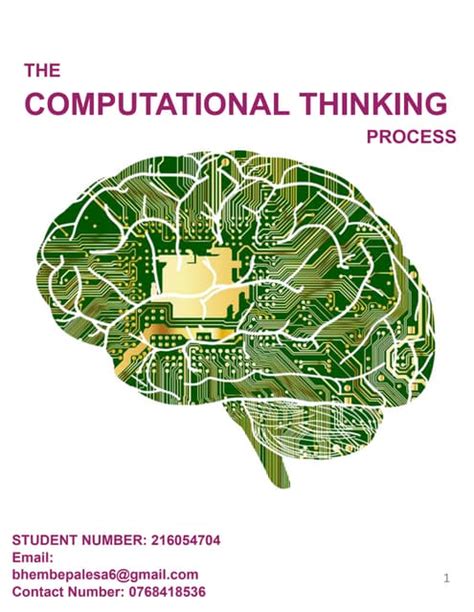نتيجة الصورة لـ Computational Thinking PDF