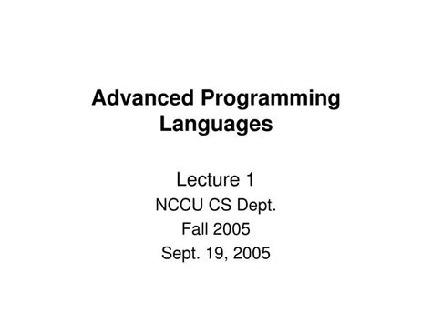 CS 420 Advanced Programming Languages に対する画像結果