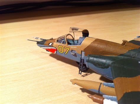 Image result for Plastic Model Build Su-25 Frogfoot