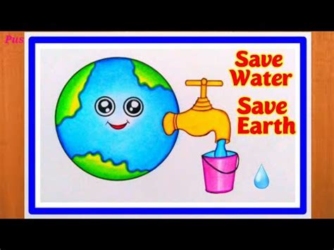 Toradh íomhá ar How to Draw Save Water