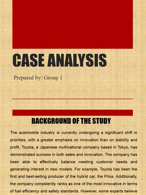 Image result for Sample Case Analysis