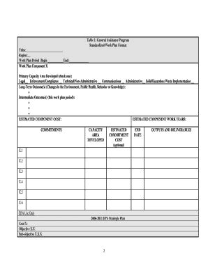 Image result for Program of Works Sample