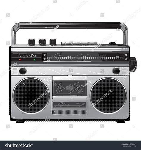 Toradh íomhá ar Retro Radio Box Keychain