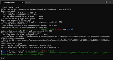 Toradh íomhá ar PowerShell Python Show the Name of the Active Environment