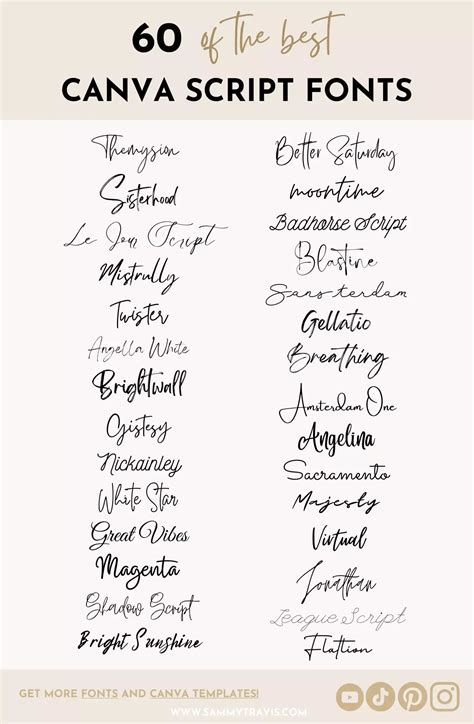 Toradh íomhá ar Best Script Fonts