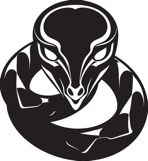 Toradh íomhá ar Python Snake Vector Outline