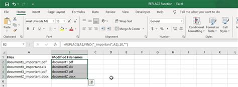Image result for How to Use Replace Function in Excel