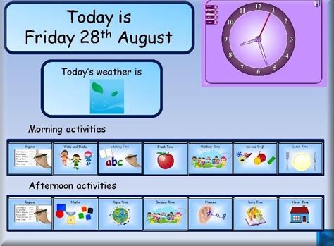 Inprint Visual Timetable に対する画像結果
