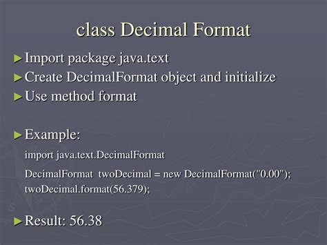 Image result for How to Use the Decimal Format Class in Java