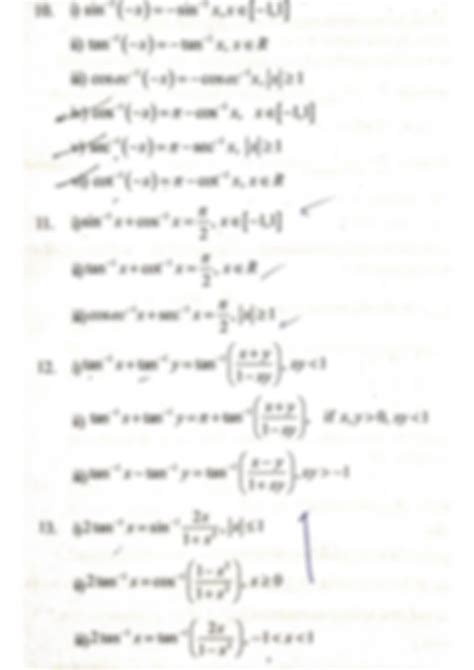 Image result for Class 12 Inverse Trigonometry Formula Sheet