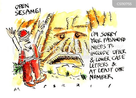 Image result for Computer Password Cartoon