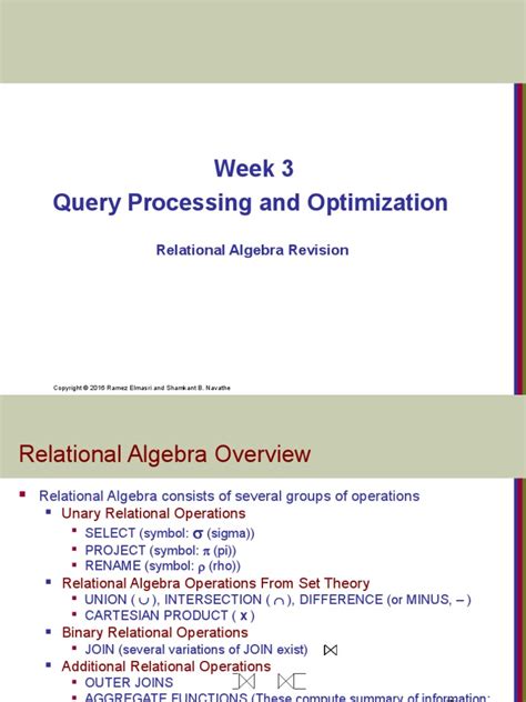 Toradh íomhá ar Query Optimization Examples