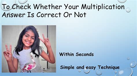 Image result for How to Check Your Multiplication Answer