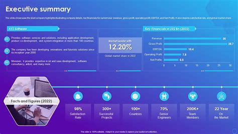 Image result for Software Executive Summary Example