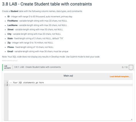 Image result for Create Table in MySQL for Student Course