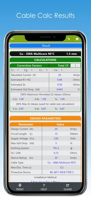 Image result for Cable Size Calculation Software