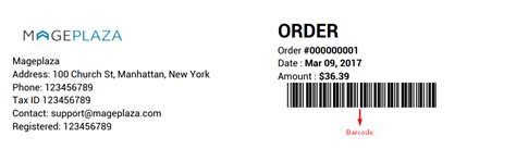 Image result for Invoice with Barcode Code