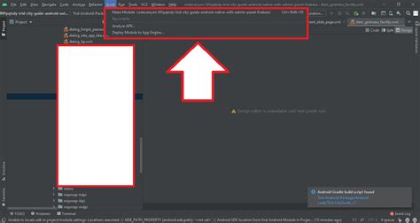Toradh íomhá ar Sync Project With Gradle Files