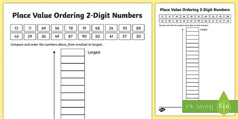 Image result for Place Value Order 2-Digit Numbers