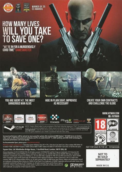 Image result for Hitman Absolution Game Cover
