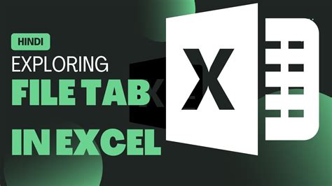 Image result for File Tab Excel Images