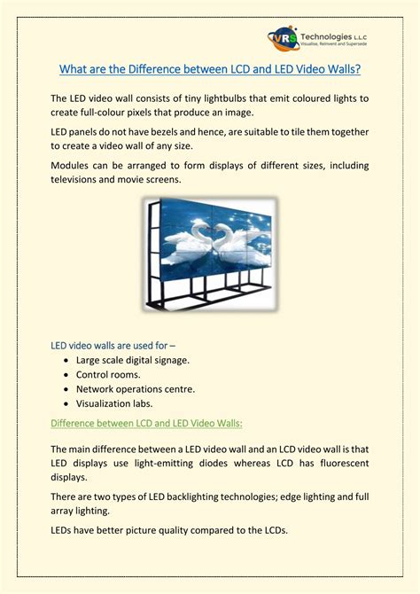LCD vs LED Video Walls に対する画像結果