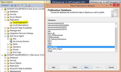 Toradh íomhá ar Snapshot Replication SQL Server