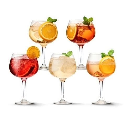 Toradh íomhá ar Different Cocktails