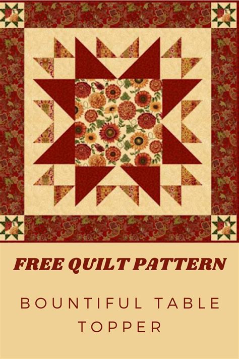 Image result for Free Patterns for Table Topper