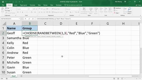 Image result for How to Randomize Names in Excel