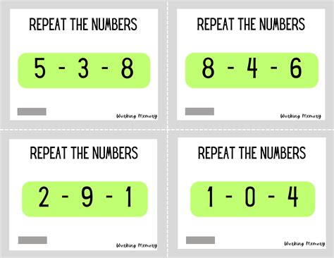 Image result for Working Memory Task