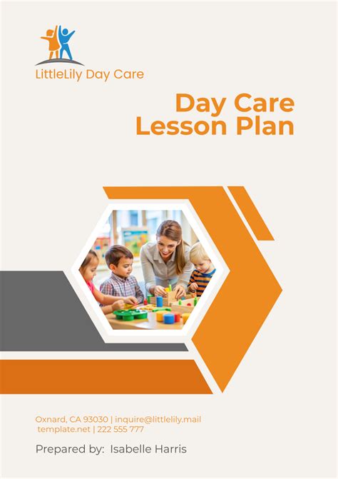 Toradh íomhá ar Daily Lesson Plan Free Sample Printable Cover Template