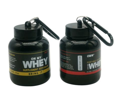 Image result for Protein Powder Keychain Container