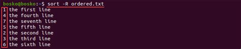 Image result for Linux Sort Numbers