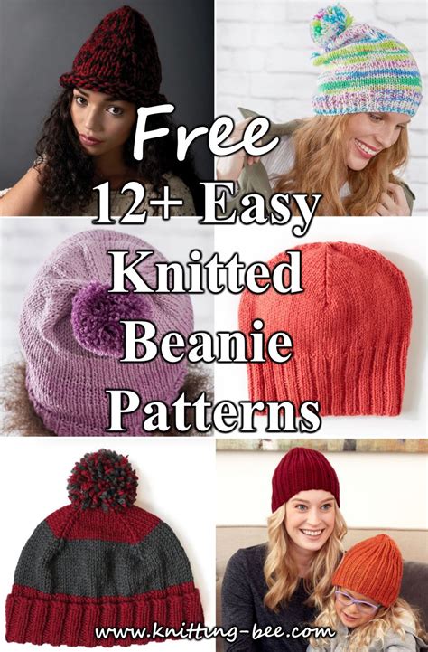 Free Beanie Patterns for Adults に対する画像結果