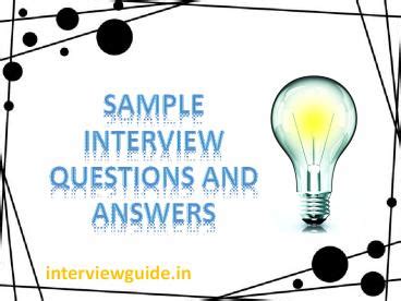 Image result for Interview Questions and Answers Presentation