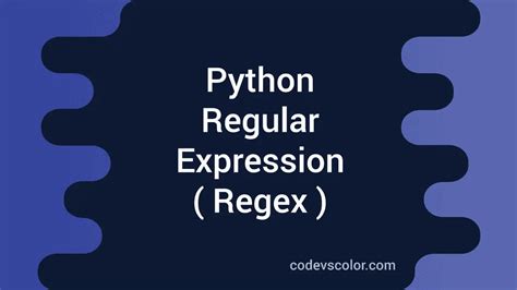 Image result for Regex Expression Python